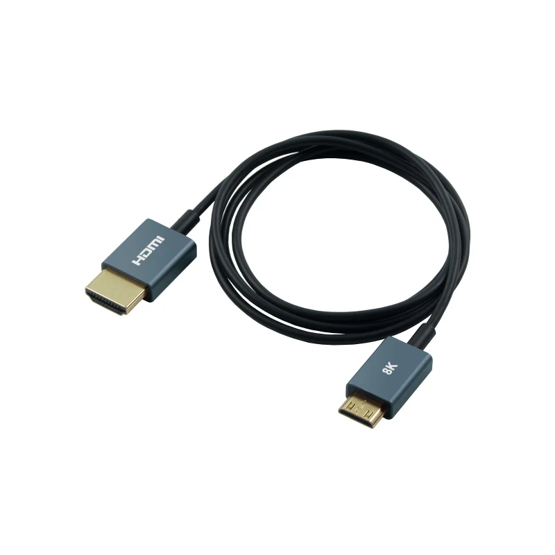 0.5-1-1.5m-Ultra-Thin-Coaxial-8K-60Hz-Gold-Plated-48Gbps-Braided-Shielding-Cable-for-Micro-Mini-PVC-Monitor-DVD-Player