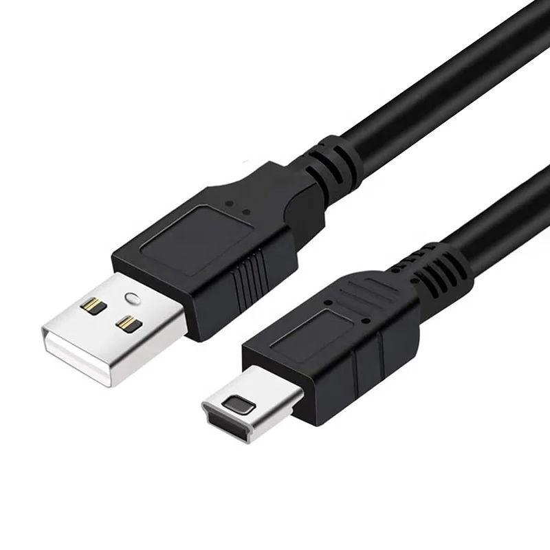 0.5M-1M-1.5M-2M-3M-5M-480Mbps-USB-2.0-Type-a-Male-to-5Pin-Mini-USB-Mini-B-Mini-B-Male-Data-Sync-Charging-Charger-Cable