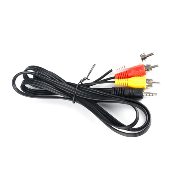 0.65m-AV-TV-Aux-Audio-Cable-3.5mm-Stereo-Male-RCA-Connectors-Braid-Shielded-Tinned-Copper-Conductor-Male-Male-DVD-Player-MP3
