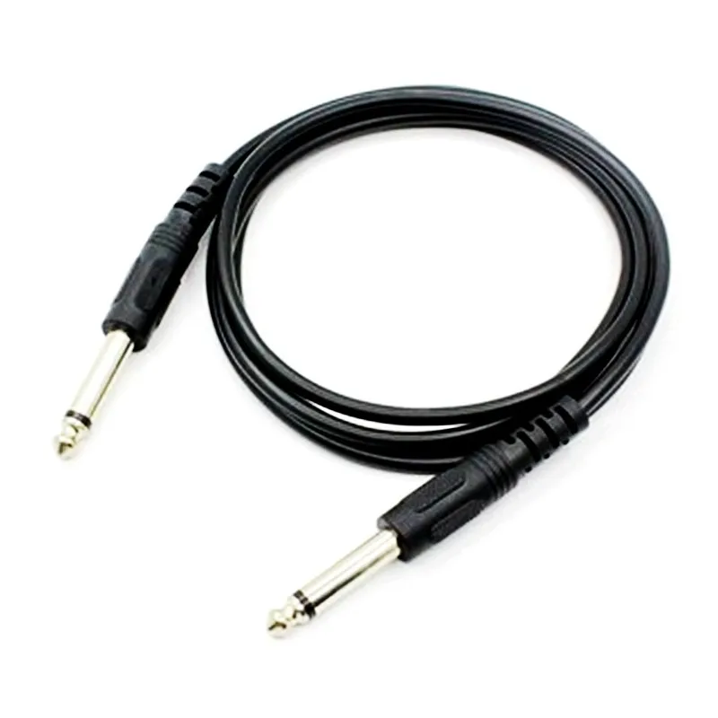 1-4-Inch-6.35mm-Mono-Patch-Cable-Male-to-Male-for-Guitar-Bass-Keyboard-Amp-Spiral-Shield-Noise-Free-1.5M-3Meter