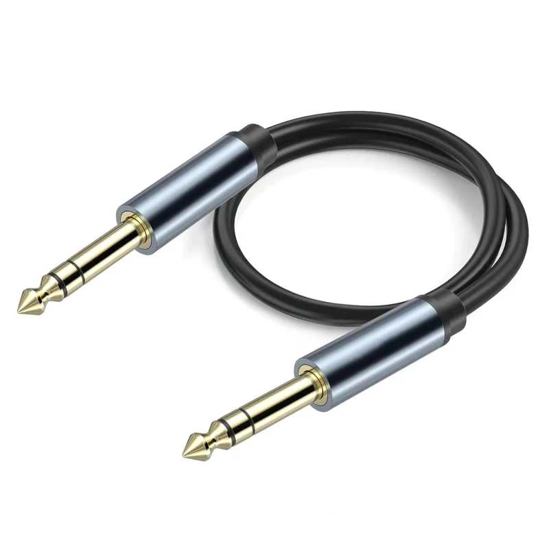1-4-Inch-TRS-Instrument-Cable-6.35mm-Male-Jack-Stereo-Audio-Cord-6.35-Balanced-Interconnect-Line-for-Electric-Guitar