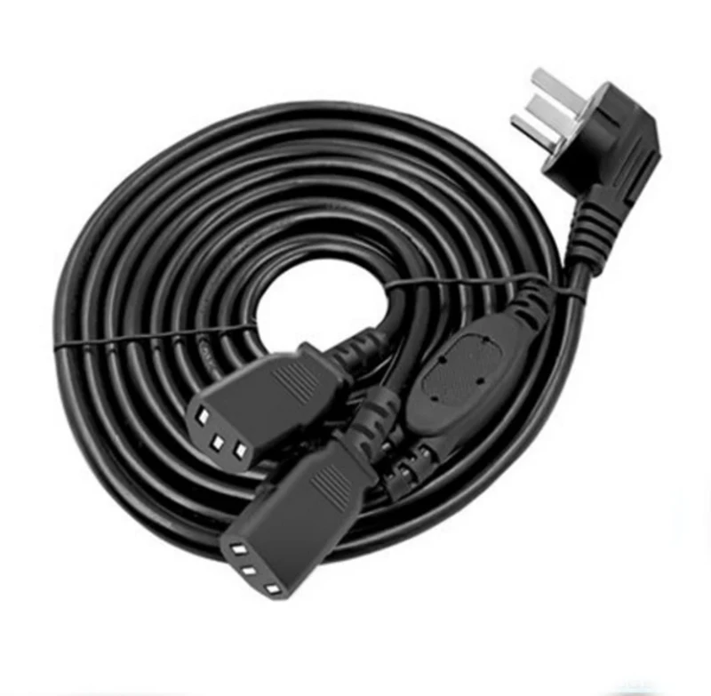 1-to-2-Outlet-Multi-Plug-Connector-Y-Split-Power-Extension-Cord-Cable-Flexible-Extension-Cord-Splitter-Cable-Y-Cable