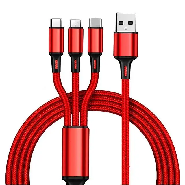 1.2M-3-in-1-Nylon-Braid-Data-Charging-Cable-5A-Fast-USB-Charging-for-iOS-Phone-Type-C-Android-Multiple-Devices
