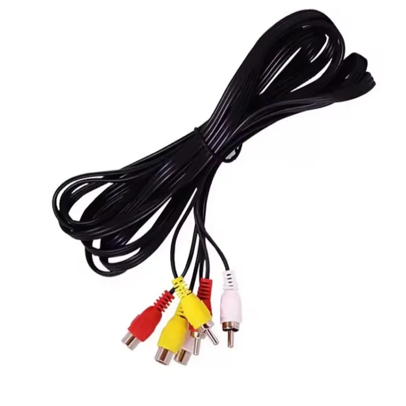 1.5M-3-RCA-Male-to-3-RCA-Male-Female-Connector-Composite-Audio-Video-AV-Extension-Cable-Plug-Cables