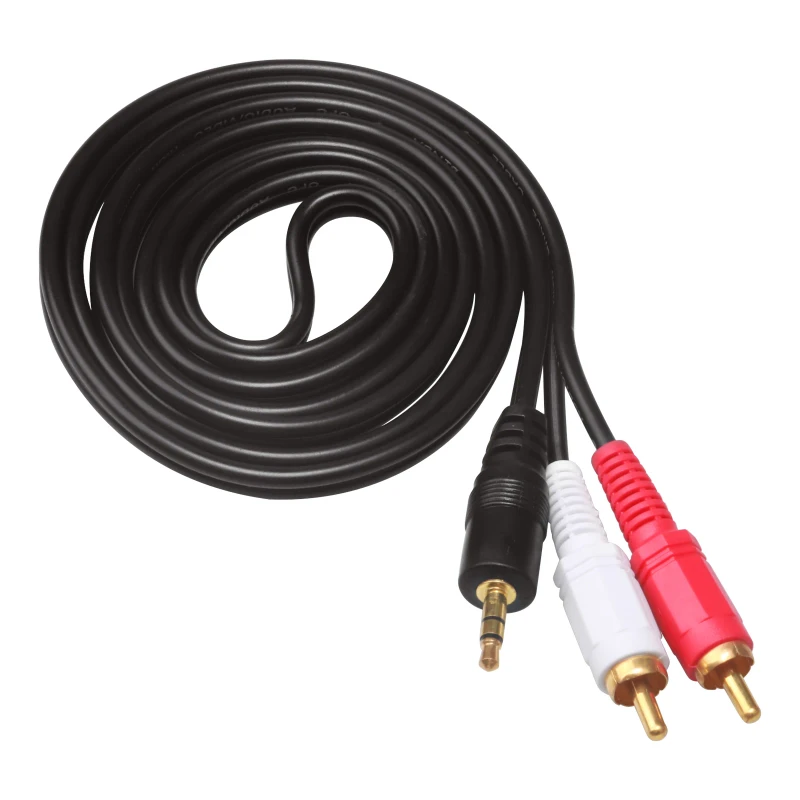 1.5M-Gold-Plated-3RCA-Male-to-3-RCA-Male-Composite-Audio-Video-AV-Cable-Audio-Video-Plug-3-RCA