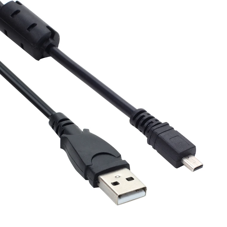1.5m-Camera-USB-Data-Cable-8-Pin-Data-Cable-Suitable-for-Nikon-Sanyo-UC-E6-Digital-Camera