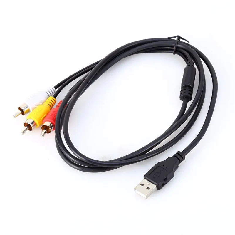 1.5m-Male-to-Male-USB-2.0-To-3-RCA-Audio-Video-AV-Adapter-Cable-Cord