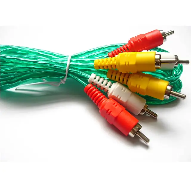 1.5m-Stereo-Braid-Shielded-Transparent-PVC-Jacket-Gold-Connectors-RCA-Male-Male-Audio-Video-Cable-for-Home-Theater