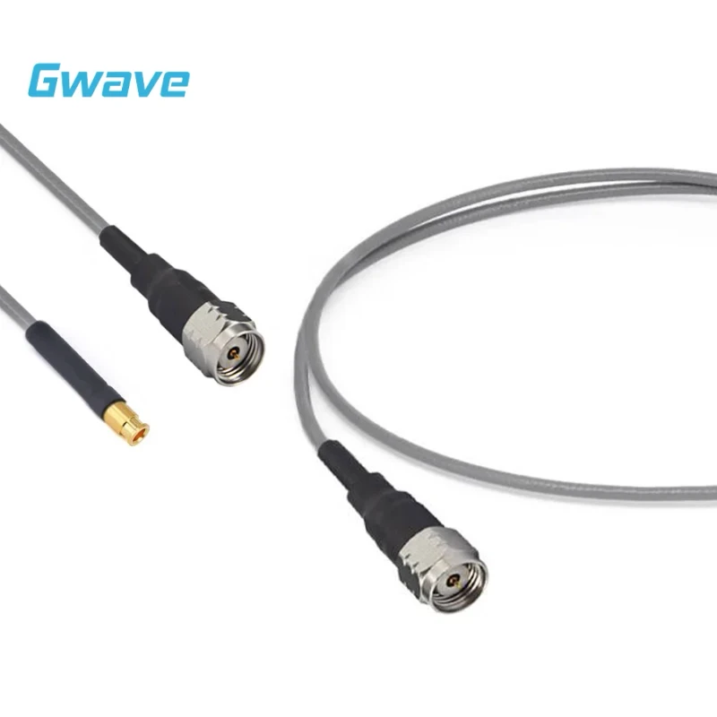 1.85mm-Male-to-MMPX-Female-Coaxial-Cable-3506-Series-Low-Loss-and-Phase-Stable-Flexible-DC-67GHz-for-Communications