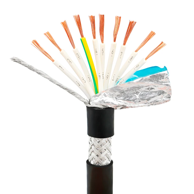 10-0.2mm-10-0.3mm-10-0.5mm-10-0.75mm-10-1mm-10-1.5mm-300V-RVVP-RVVSP-Shielded-Flexible-Cable-Signal-Control-Wire-Cable