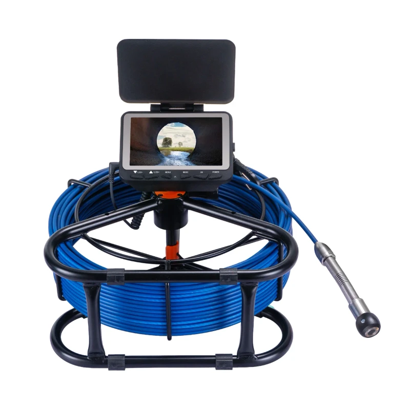 10-50M-Cable-7-LCD-Monitor-Waterproof-Drain-Pipeline-Endoscope-System-Support-DVR-17mm-Industrial-Sewer-Pipe-Inspection-Camera