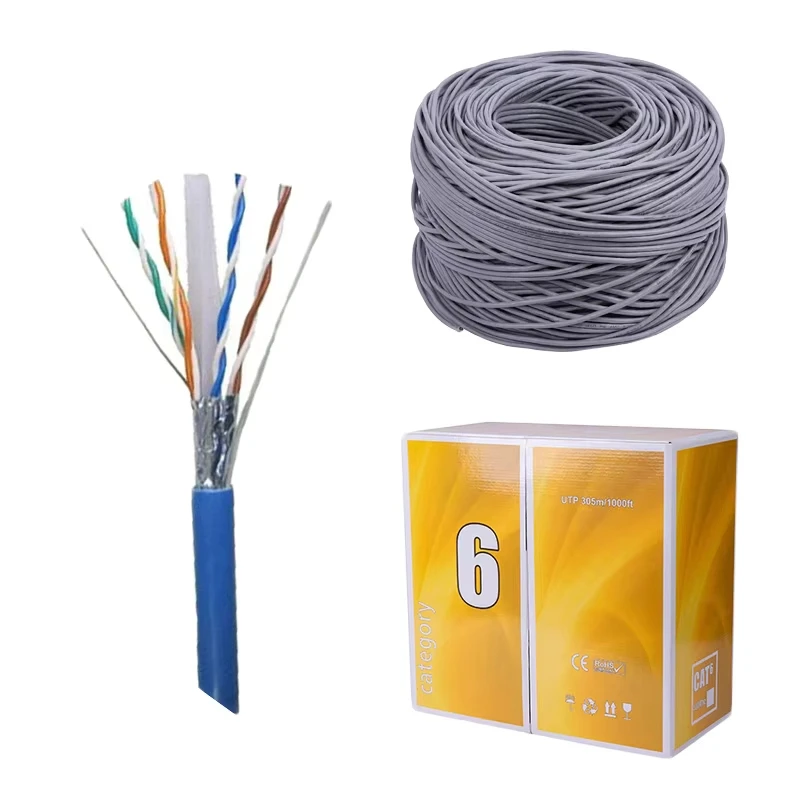 1000-Ft-6-UTP-Network-Cable-CCA-FTP-305M-Insulated-Copper-10000-LAN-30M-CMP-Solid-Communication