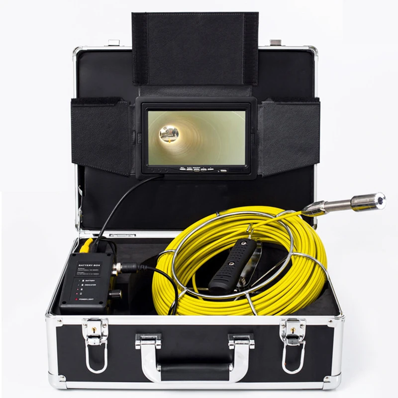 1000TVL-1.8mm-Lens-CMOS-Industrial-Endoscope-7-Monitor-20M-Cable-Sewer-Pipe-Drain-Inspection-Camera-System-12Pcs-LED-Lights