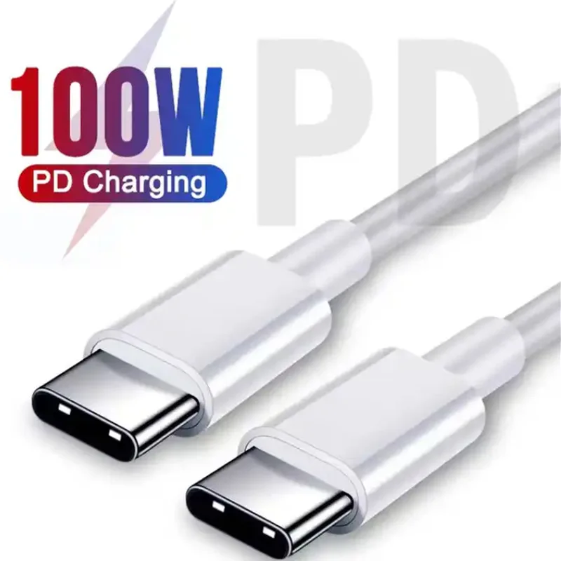 100W-60W-1m-Type-C-Male-to-Male-Fast-Charging-Cable