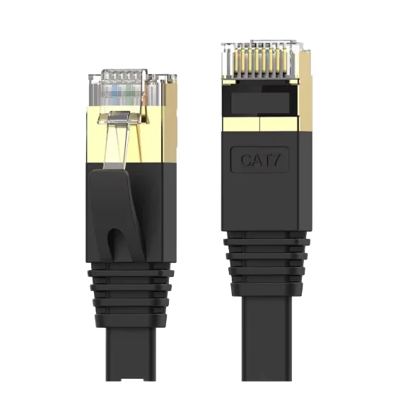 10Gbps-600MHz-Shielded-Weatherproof-10M-RJ45-Flat-Cat-7-Stranded-Copper-Ethernet-Cable-for-PS5-4-3-Xbox-Modem-Router-LAN