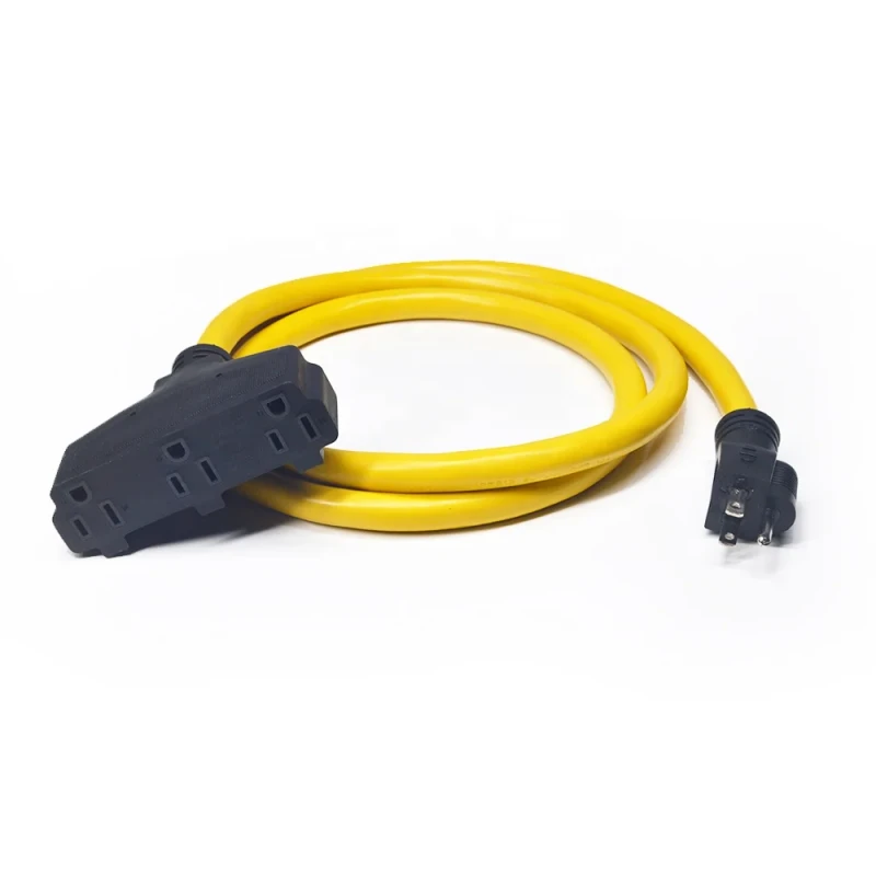 10ft-Heavy-Duty-125v-Outdoor-Power-Cord-Extension-12-3-Multi-socket-AC-NEMA-15A-US-CN-Plug-Copper-PVC-12-3-Multi-socket