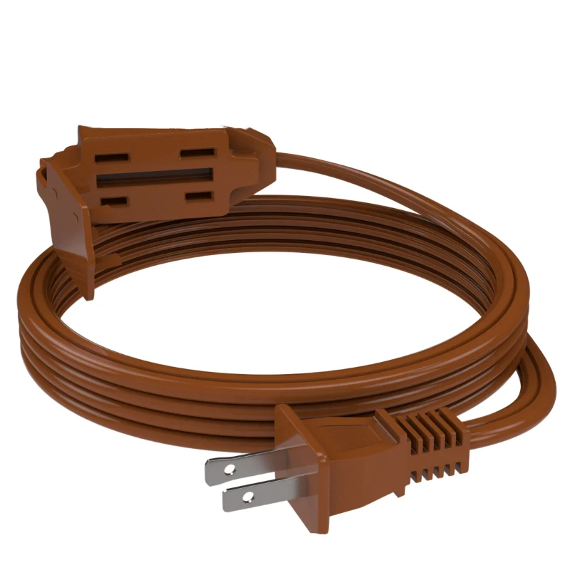 110V-US-Standard-2-Pin-Male-Female-Plug-Socket-American-Extension-Cord-US-Power-Cable