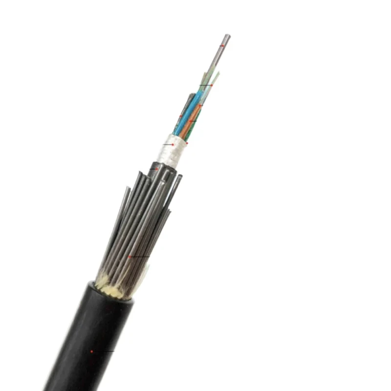 12-Cores-G652D-SM-Underwater-Stranded-Armoured-Steel-Wire-GYTA33-Optic-Cable