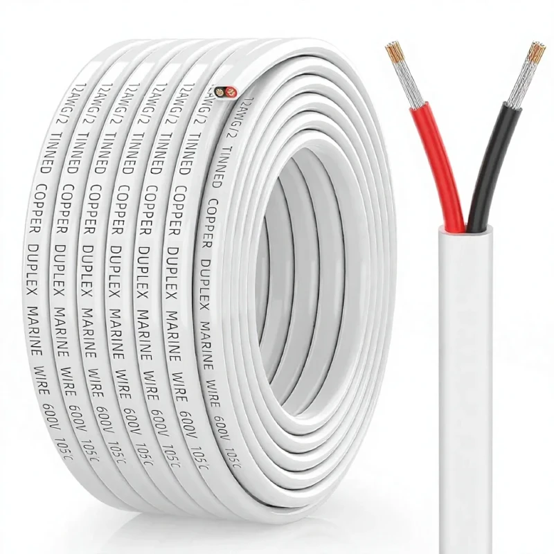 12-Gauge-600V-Marine-Grade-Oxygen-Free-Tinned-Copper-Wire-12-2-Duplex-Waterproof-for-Boat-Automotive-RV-Solar-LED-Applications
