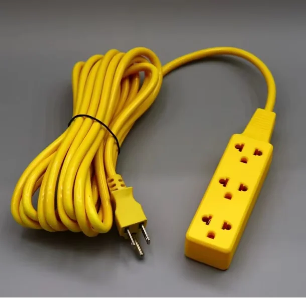15A-20m-Extension-Cord-with-NEMA-Female-End-for-Home-Appliances-IP20-Rated-3-Outlets-PVC-Material