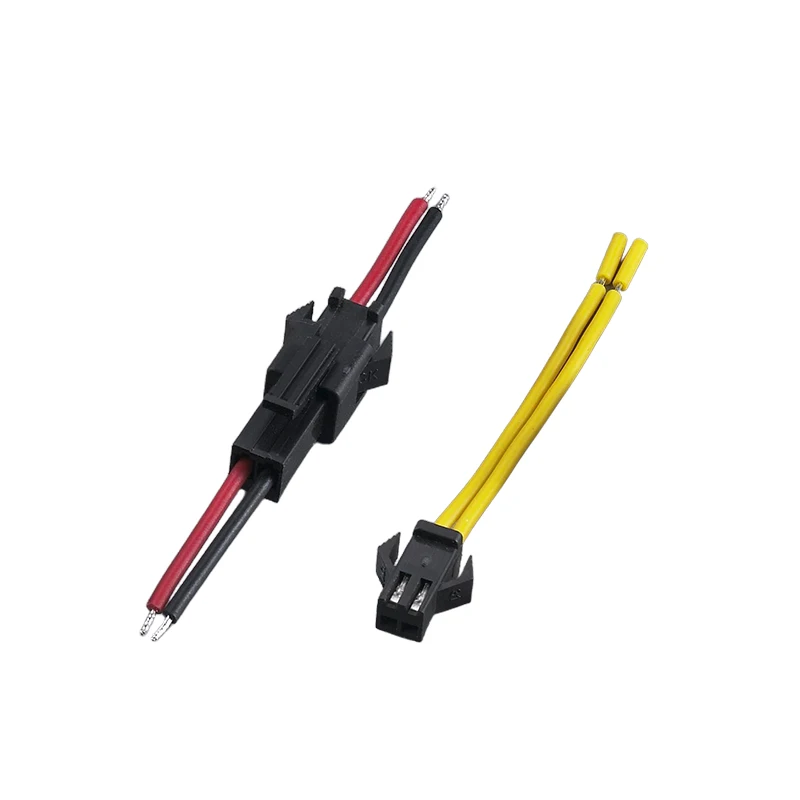 15CM-JST-SM-2-Pins-Plug-Male-Female-PVC-Jacket-Tin-Plated-Copper-Conductor-220V-LED-Strip-Electronic-Connector-Cable-Pigtail
