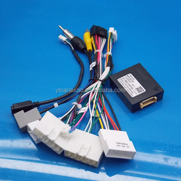 16PIN-Car-Stereo-Audio-Canbus-Box-Android-Power-Cable-Adapter-Full-Compatibility-Nissan-CD-DVD-Wiring-Audio-Video-Cables