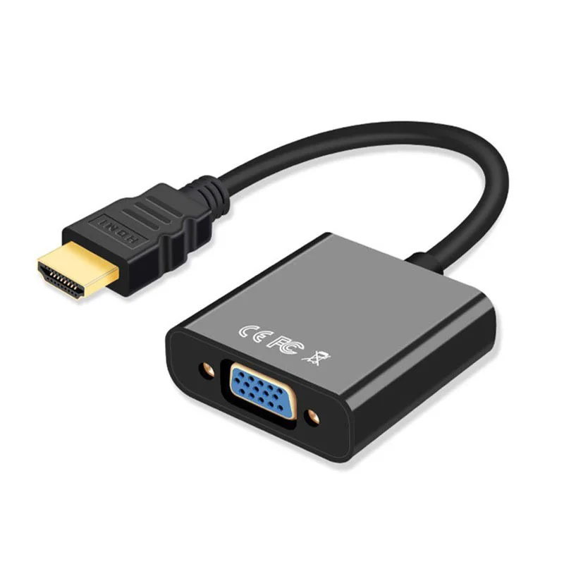 1920-1080p-HDMI-to-VGA-Adapter-HD-Video-Streaming-Transmission-Converter-Foil-Shielding-HDMI-Adapter-Converter-HDMI-Cable