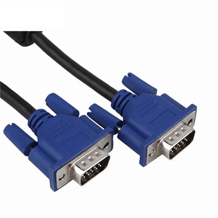 1M-1.5M-2M-1080p-VGA-Coaxial-Cable-Gold-Connectors-Shielded-Braid-PVC-Jacket-Male-Male-for-PC-HDTV-Computer-Audio-Video