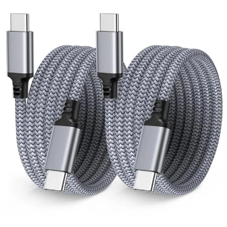 1M-1.5M-2M-3M-5M-8M-Nylon-Braided-USB-C-60W-PD-Charging-Cable-USB-Type-C-to-USB-Type-C-Data-Fast-Charge-Cable