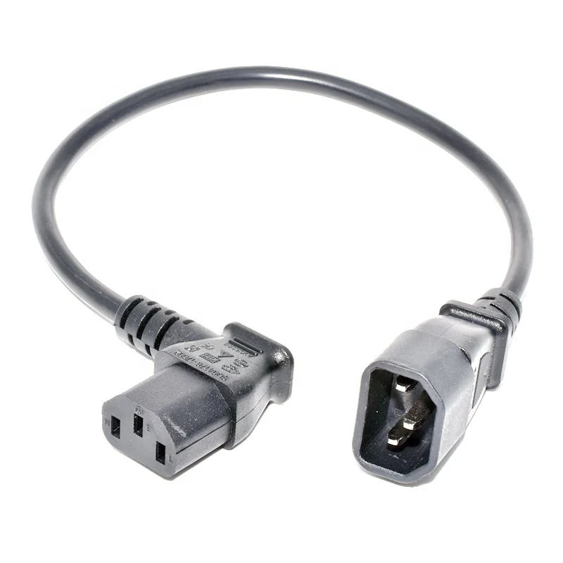 1ft-18AWG-IEC-C14-to-Right-Angle-IEC-C13-Power-Extension-Cord-Cable-with-3-Conductor-10A