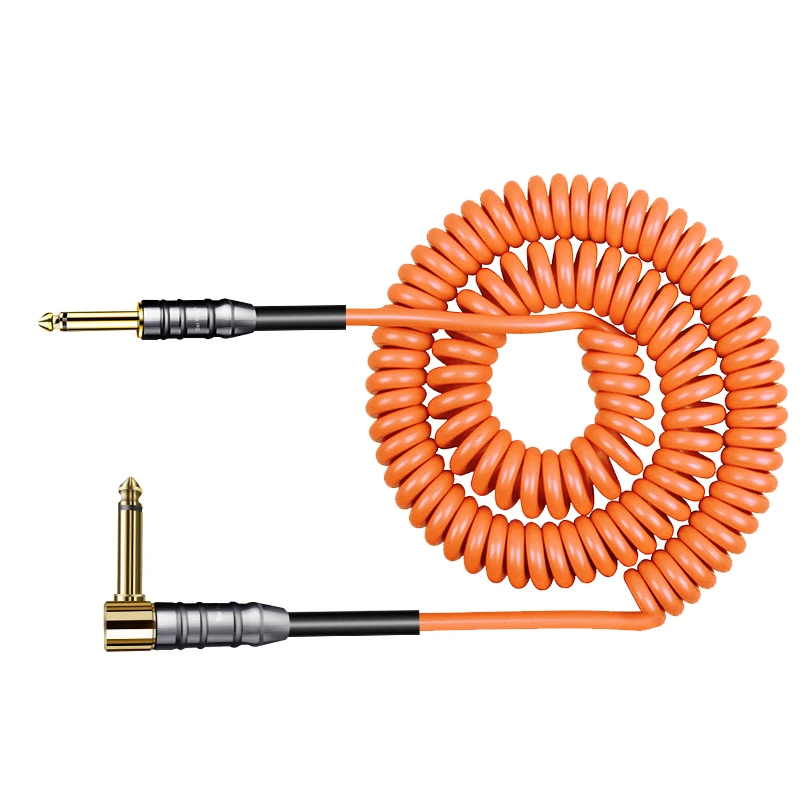 1m-2m-Male-to-Male-6.35mm-Trs-90-Degree-Braided-Instrument-Cable-Spring-Right-Angled-Stereo-Jack-Male-Audio-Cable-for-Headphone