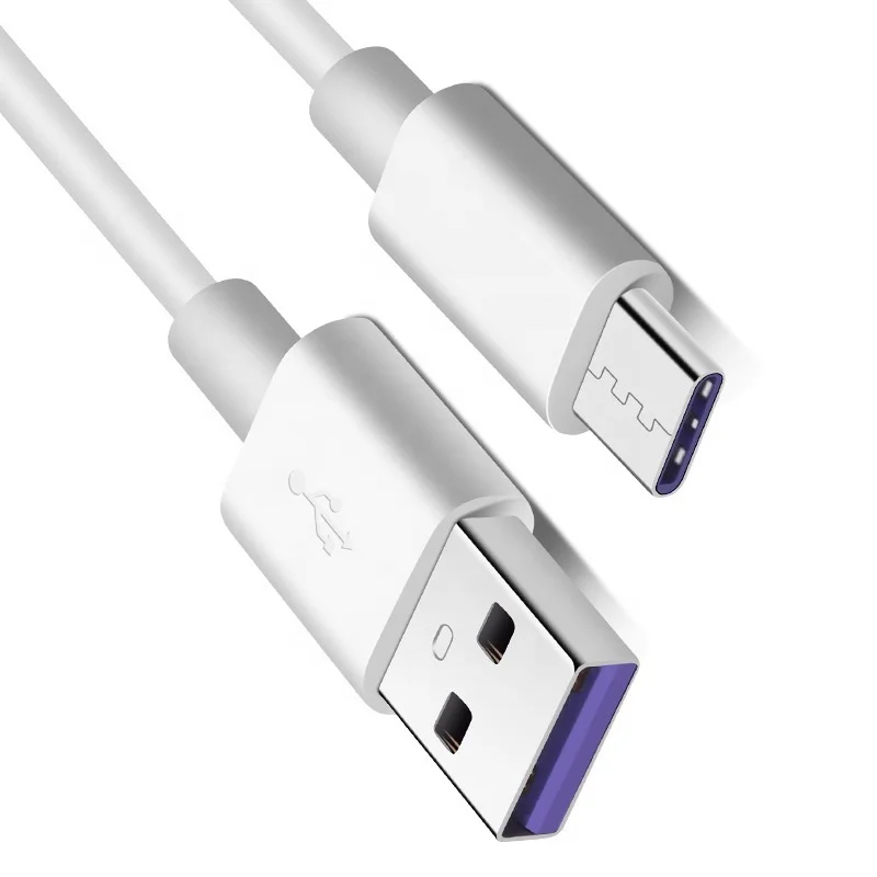 1m-USB-2.0-Type-C-3A-5A-Quick-Charge-3.0-Mobile-Phone-Charging-Cable-with-Pure-Copper-Nickel-Plated-Connectors