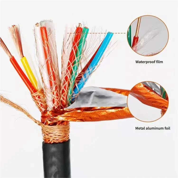 2-3-4-5-Core-Copper-XLPE-Insulated-PVC-Jacket-Industrial-Instrumentation-Rvvp-Pvvp22-Rvsp-Cable-Shielded-Flexible