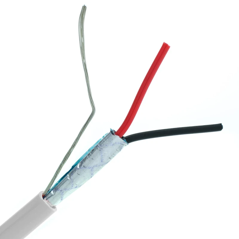 2-Core-18-AWG-Shield-Cable-Drain-Wire-Copper-Conductor-PVC-XLPE-Aluminum-Cable-Roll-Instrument-Cable