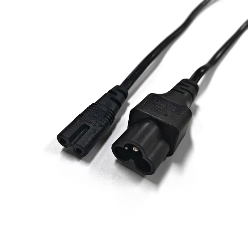 2.5A-250V-IEC-C6-to-C7-Power-Cord-C7-Connector-Figure-8-to-C6-Inlet-AC-Extension-Cord-Supplies-for-Laptop-TV-Monitor-Printer