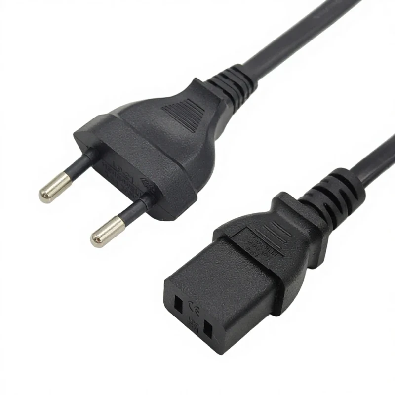 2.5A-Eu-Power-Cord-with-250V-IEC-C9-Connector-2-Pin-Power-Extension-Cords-for-Home-Appliance-for-Hotel-Kitchen-Use