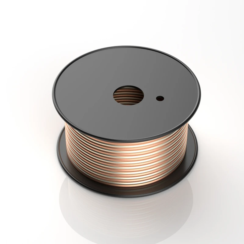 20AWG-Transparent-PVC-Jacket-OFC-Audio-Video-Speaker-Cable-Customizable-Flat-2-Core-Cable