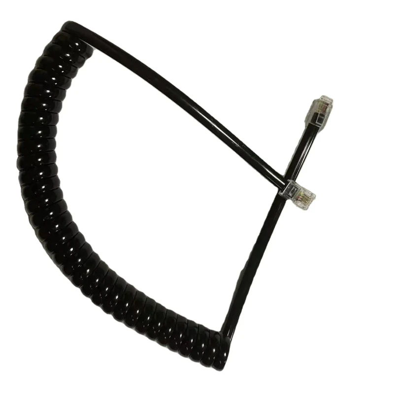 22-Awg-Pe22-Type-Telephone-Cable-RJ11-6P4C-4P4C-Spring-Coiled-Spiral-Telephone-Handset-Cable-Wire-RJ11-Telephone-Patch-Cord
