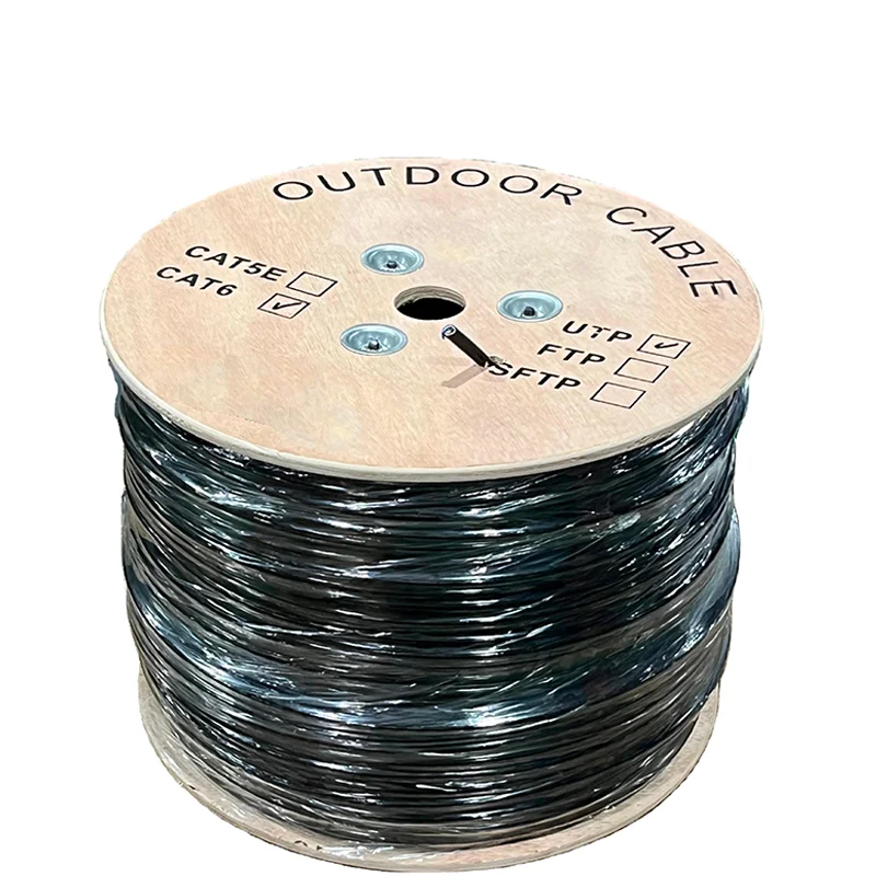 23awg-8-Conductors-4pairs-Solid-Network-Cable-UTP-Cat6-CCA-1000ft-305m