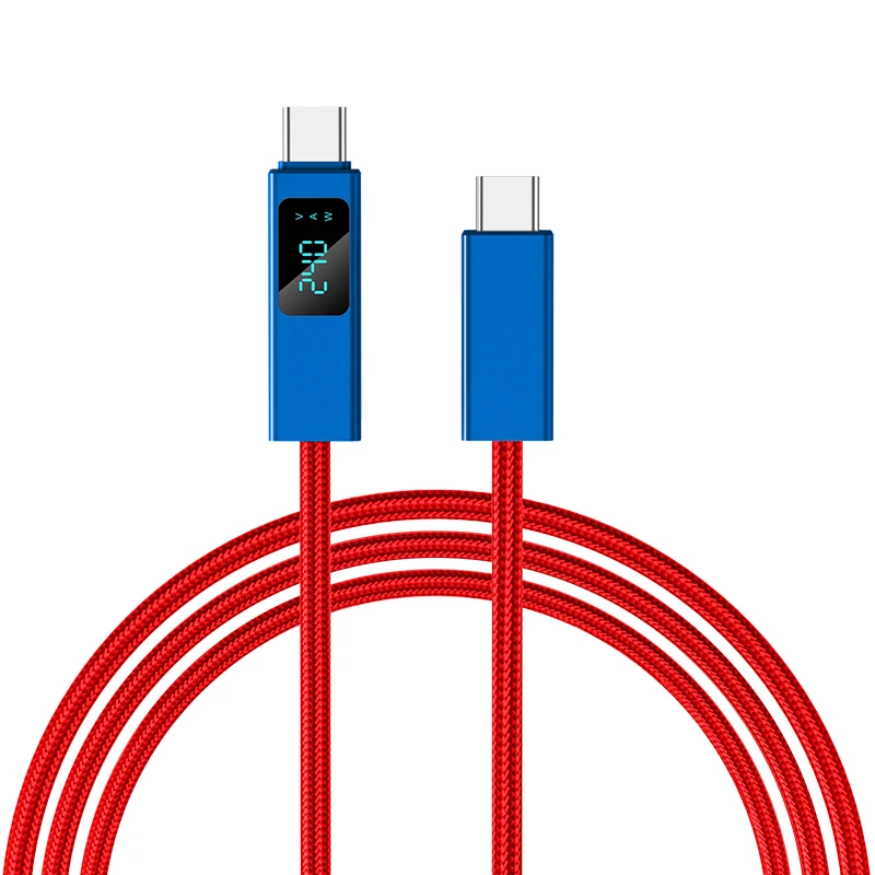 240W-Digital-Data-Cable-Type-C-to-Type-C-Laptop-Charging-with-E-Maker-Chip-PD3.1-Fast-5A-Charging-Nylon-Jacket-Mobile-Special