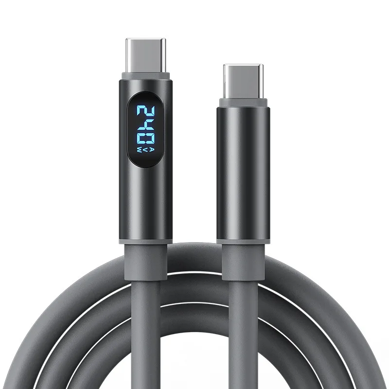 240W-Multifunctional-Digital-Type-C-Silicone-Flash-Charging-Data-Cable-for-Mobile-Phones-Tablets-Laptops