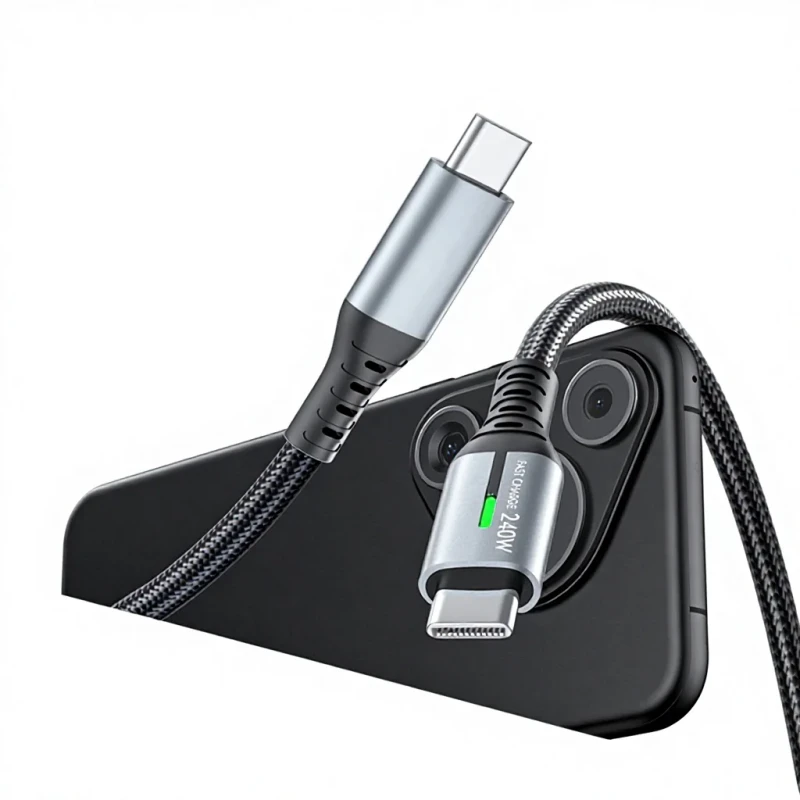 240W-Nylon-Braided-Cable-LED-Charger-Cable-for-USB-C-to-USB-C-Fast-Charging-for-Samsung-iPhone-and-Android-Devices