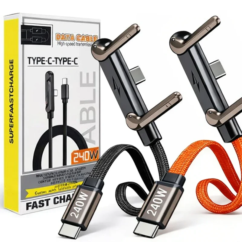 240W-Quick-Charging-Data-Transfer-Type-C-Elbow-Cable-Invisible-Phone-Kickstand-Nylon-Braided-USB-C-for-iPhone-17-16-15