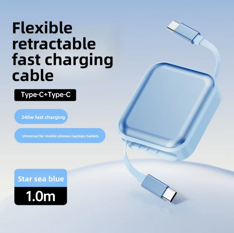 240W-USB-Type-C-to-Type-C-Retractable-Fast-Charging-PVC-Jacket-Data-Cable-with-12-Months-Warranty-for-Mobile-Phone-Tablet-Car