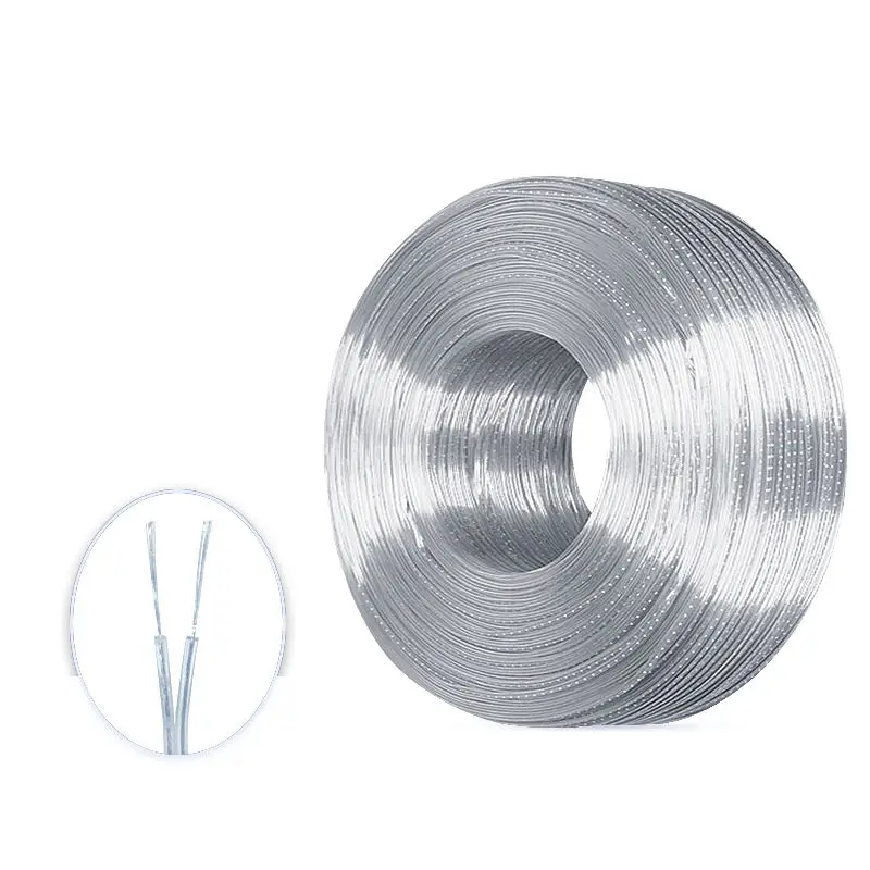 2468-Transparent-PVC-Insulated-28-14AWG-Bare-Copper-Stranded-Retractable-Electrical-Parallel-Power-Cable