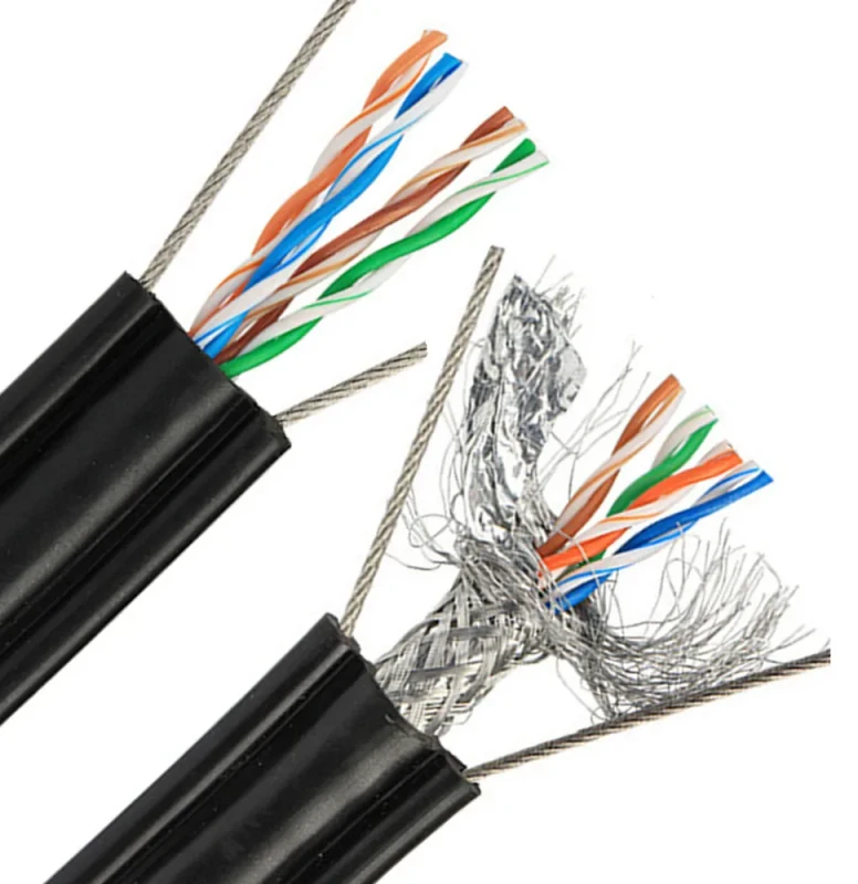 24AWG-Copper-4Pair-Cat5e-Flat-Elevator-Cable-Bending-Resistance-Communication-Cables-for-Elevators