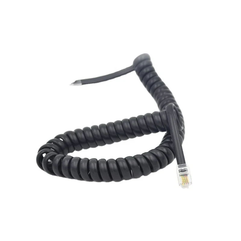 2Meters-Coiled-Telephone-Handset-Cord-RJ9-4P4C-for-PBX-Phone-Systems-Copper-Conductor