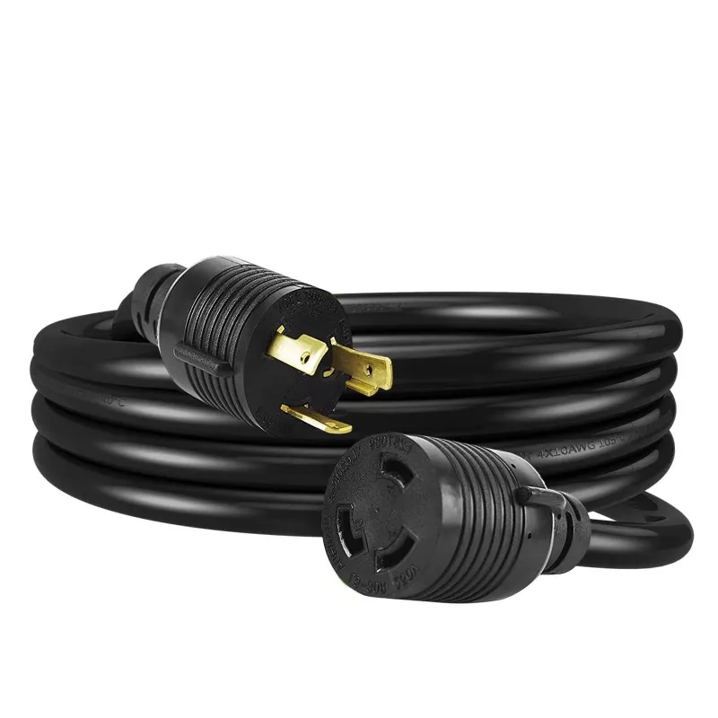 3-10-25-50FT-Heavy-Duty-SJTW-Power-Cords-Extension-Cords-L6-30P-L6-30R-Twist-Lock-Generator-Extension-Cable