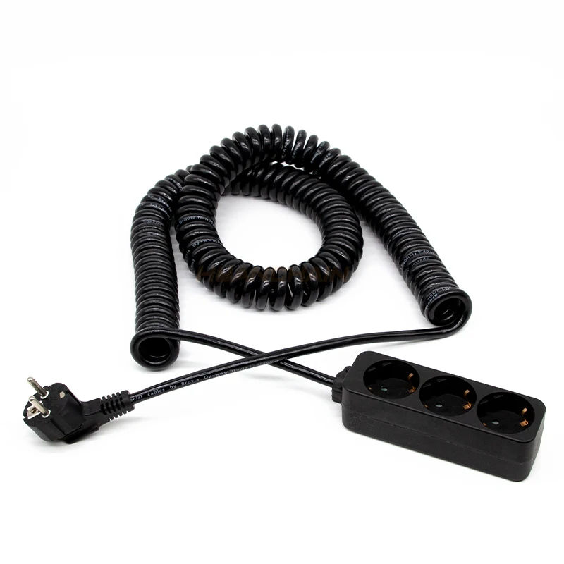 3-Outlets-Power-Protector-Switch-EU-Plug-3-Ports-Surge-German-Italian-Power-Socket-Power-Cords-Extension-Cords