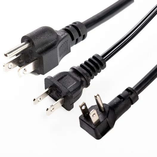 3-Pin-American-Standard-2-Pin-Nema-5-15P-Copper-US-Power-Cords-with-Rubber-Jacket-for-Home-Appliances-125V